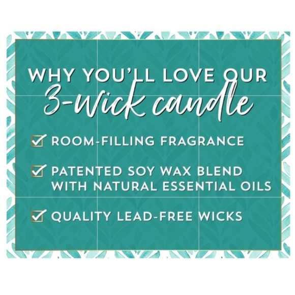 πBOGO 50% OFFππ―NWTβΌοΈBBW "Firecracker Pop" 3-wick Candle with Star Holder - Picture 11 of 15